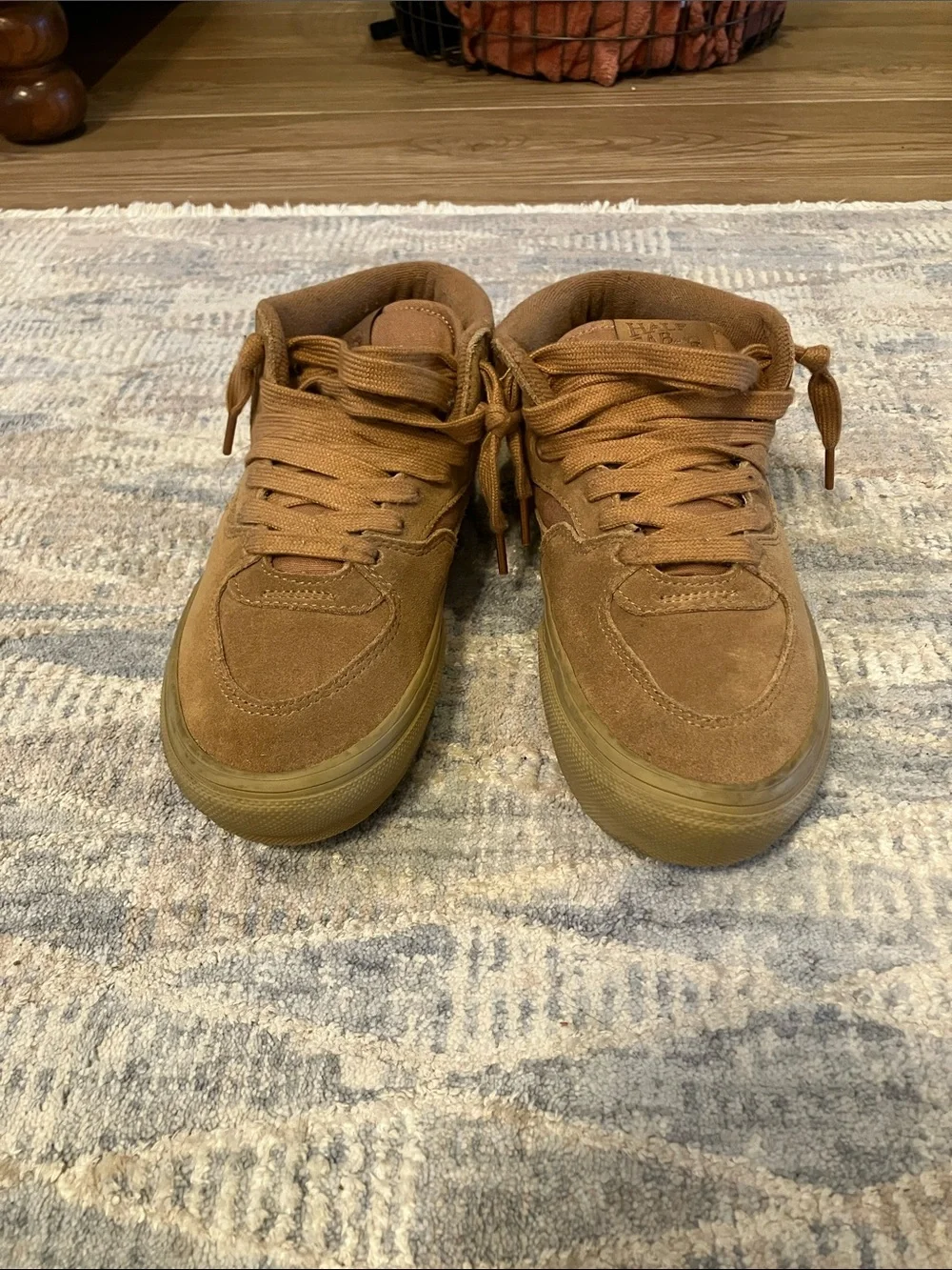 Vans Men's Half Cab Suede Sneakers in Brown